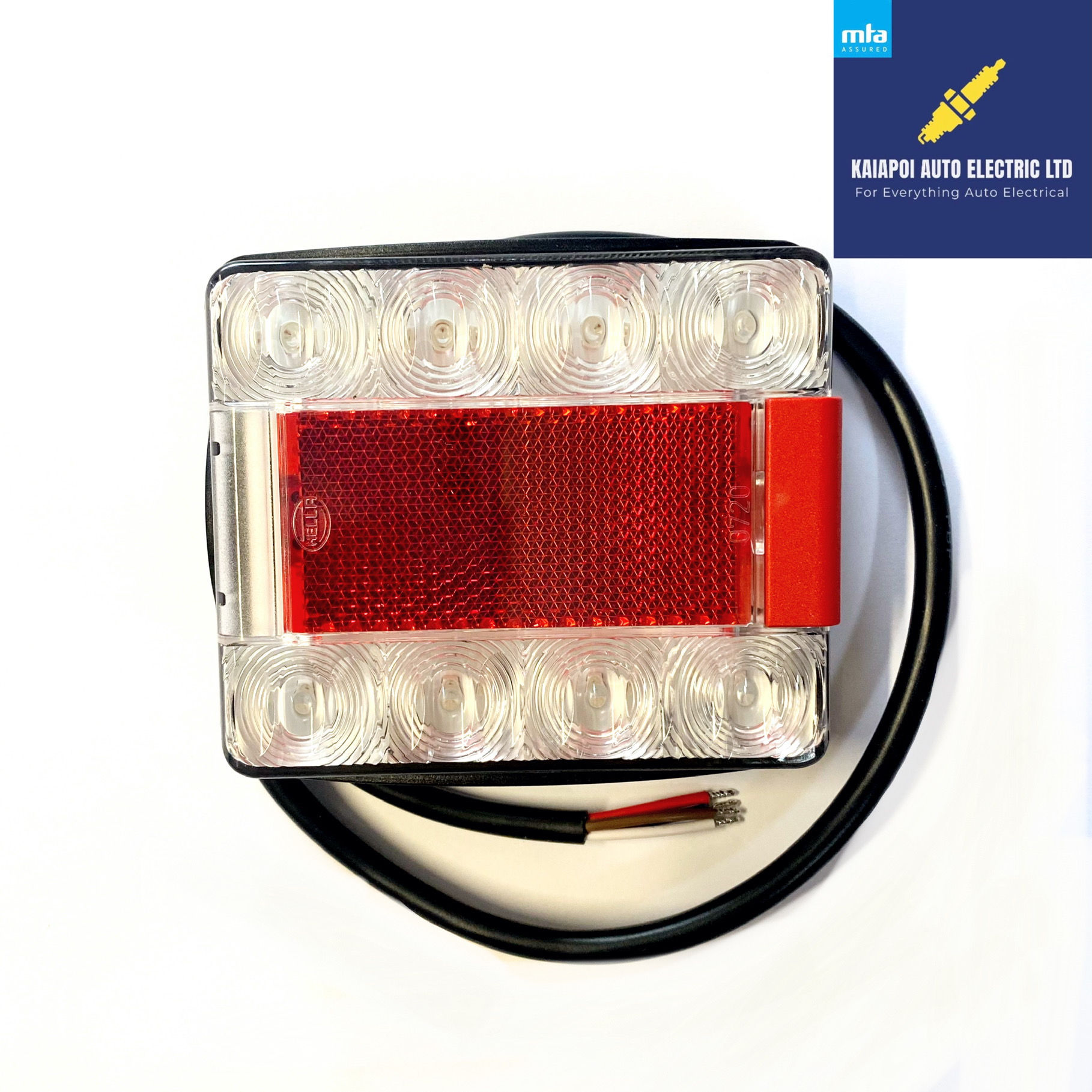 LED Combination Trailer Lamp (includes number plate)