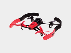 Black and Red Drone