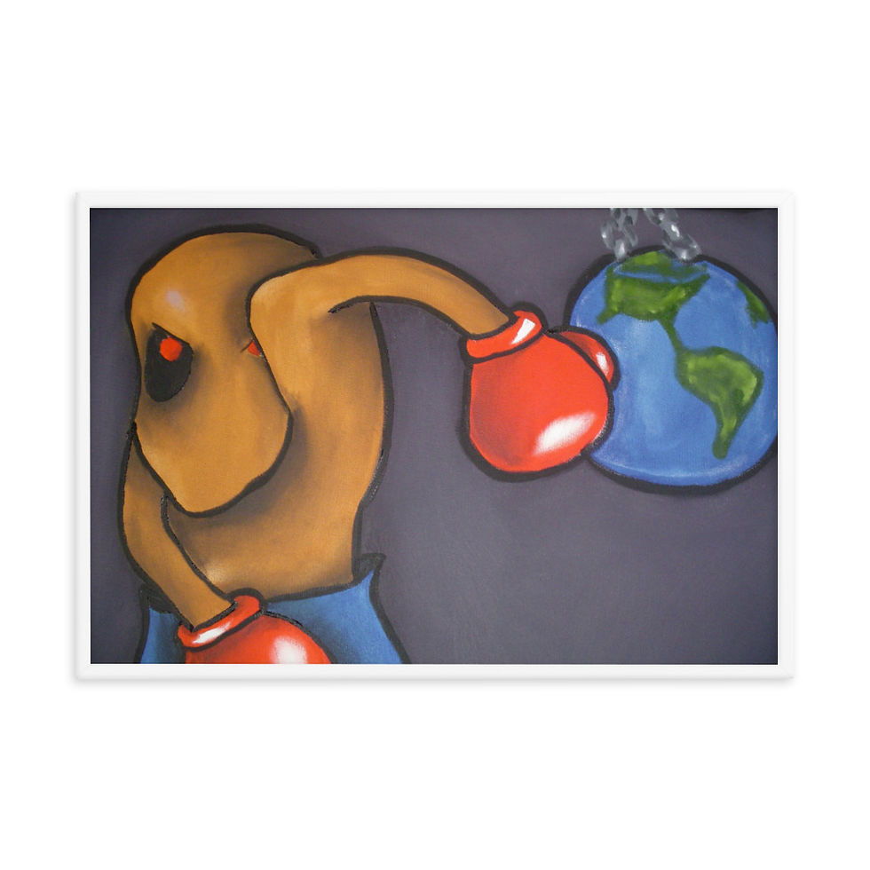 Thumbnail: Me Against The World Framed poster