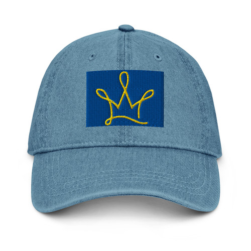 VK Crown logo Denim Hat | Validated Kulture