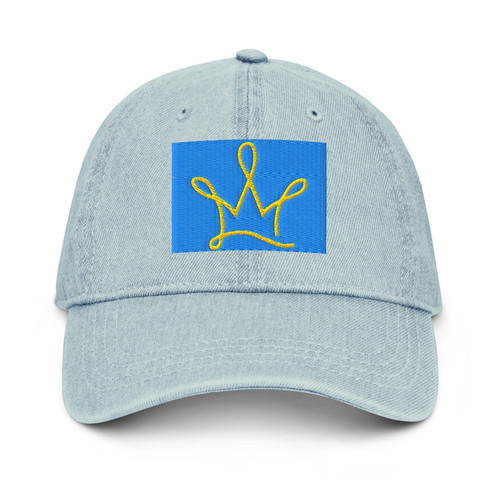 VK Crown logo Denim Hat | Validated Kulture
