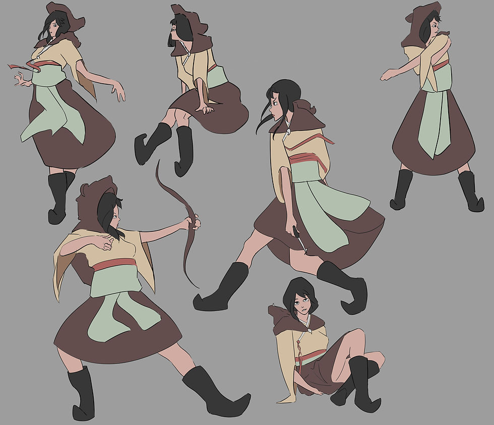 poses