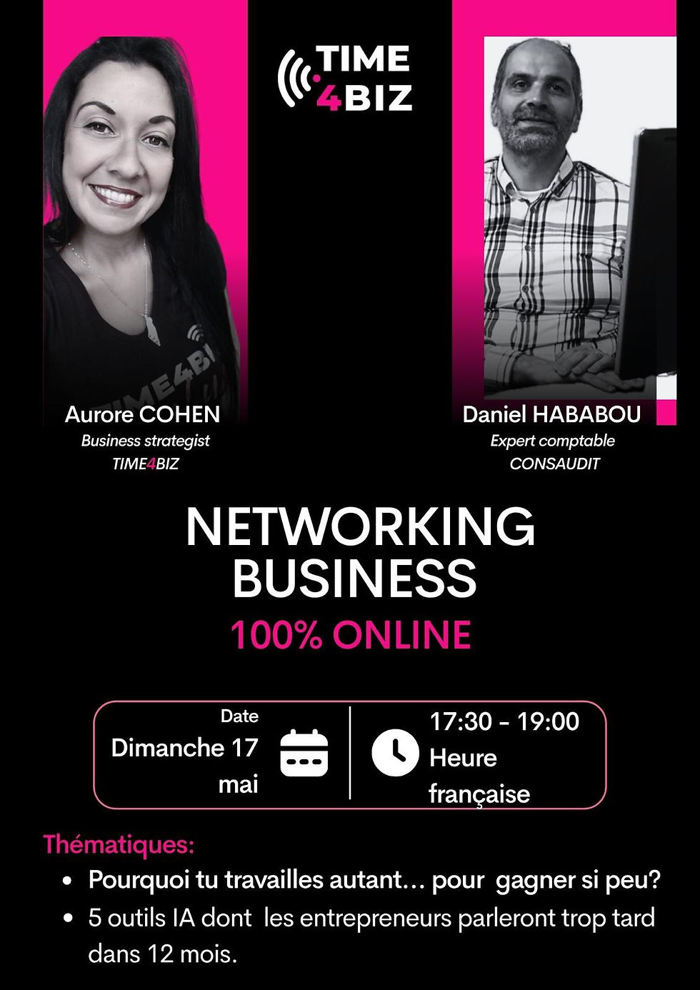 NETWORKING BUSINESS TIME4BIZ - 100% ONLINE