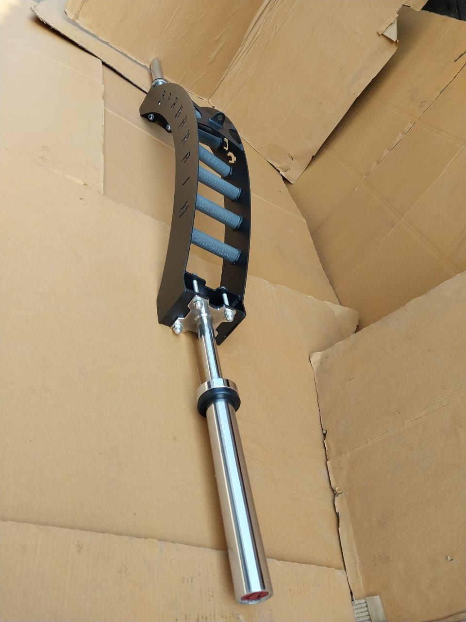 Thumbnail: Curved Swiss Bar for Deep Chest Bench Presses