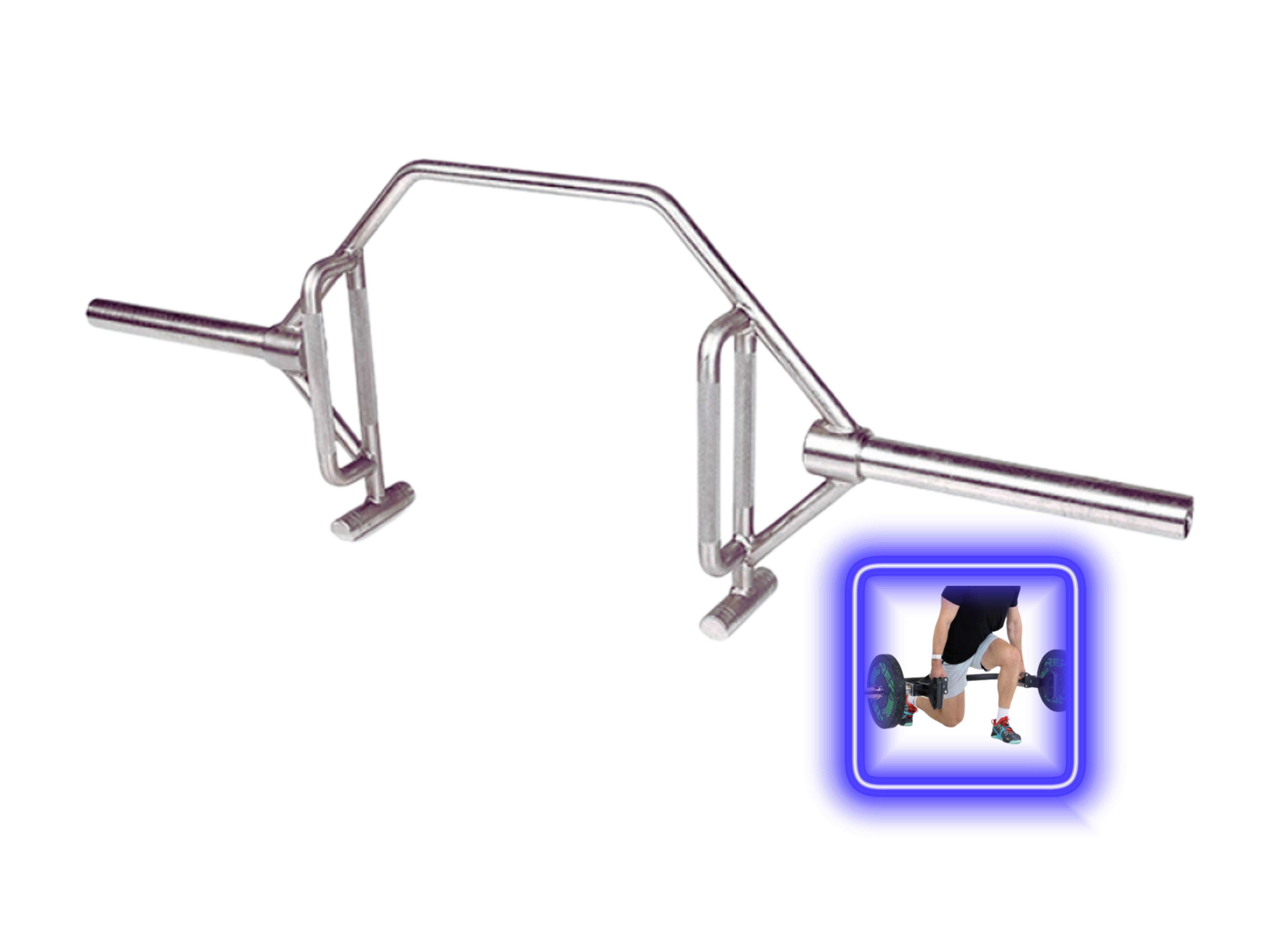 Hex Bar / Trap Bar/ Deadlift Bar Open Ended Chrome Plated