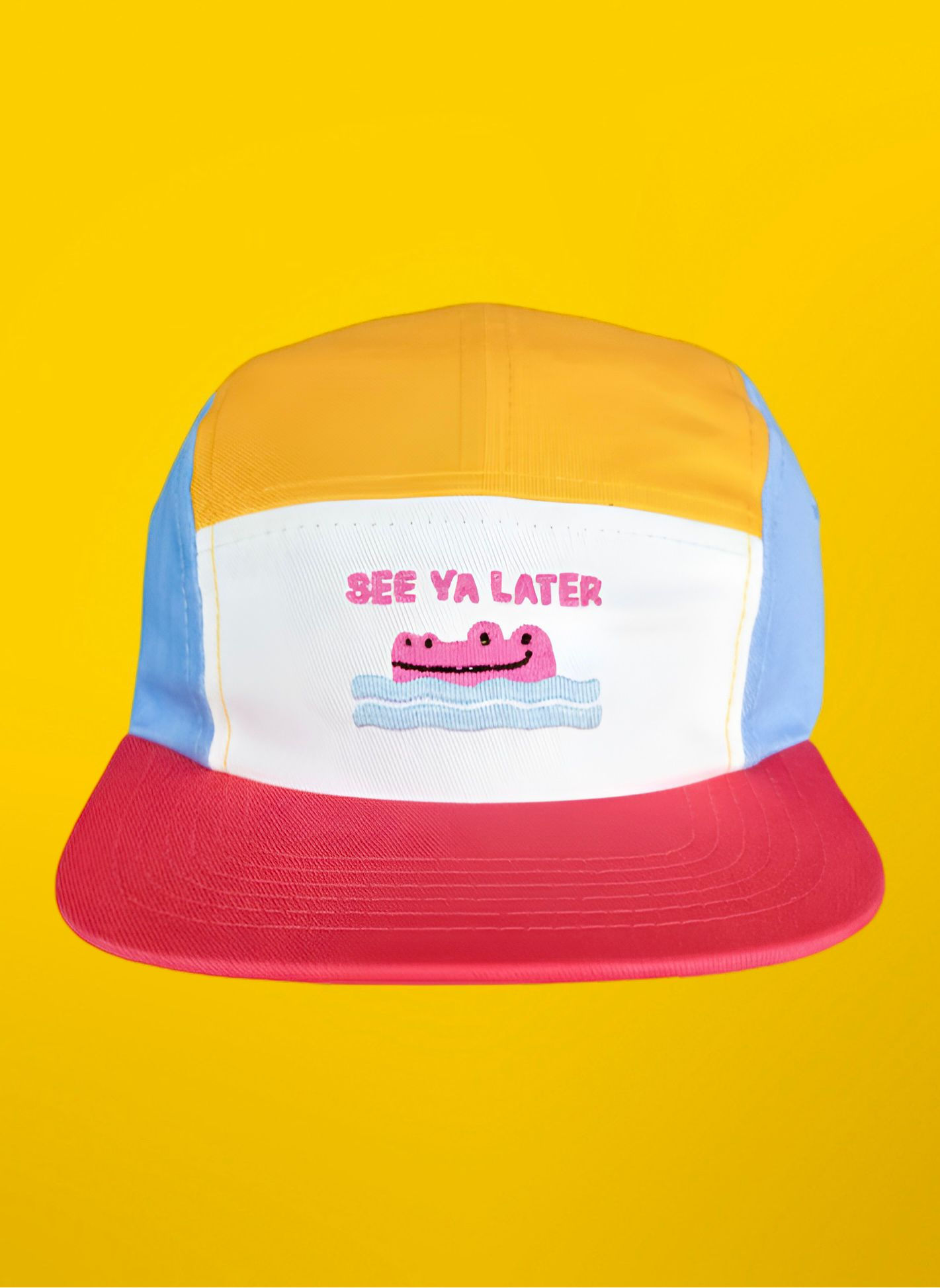 See Ya Later (pink) kids cap