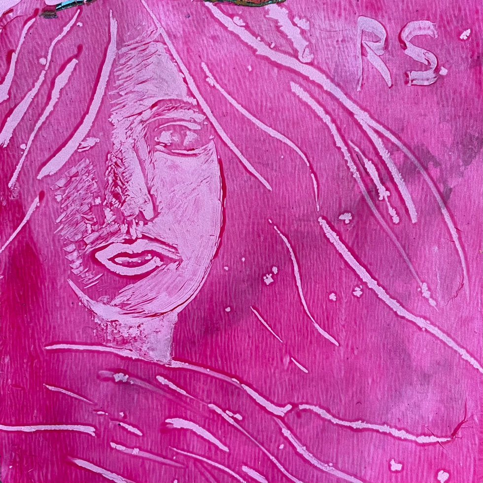woman pink