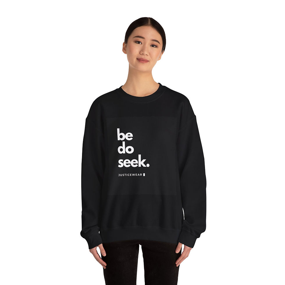 Thumbnail: Inspirational Justice Sweatshirt, Motivational Crewneck, Social Justice Apparel