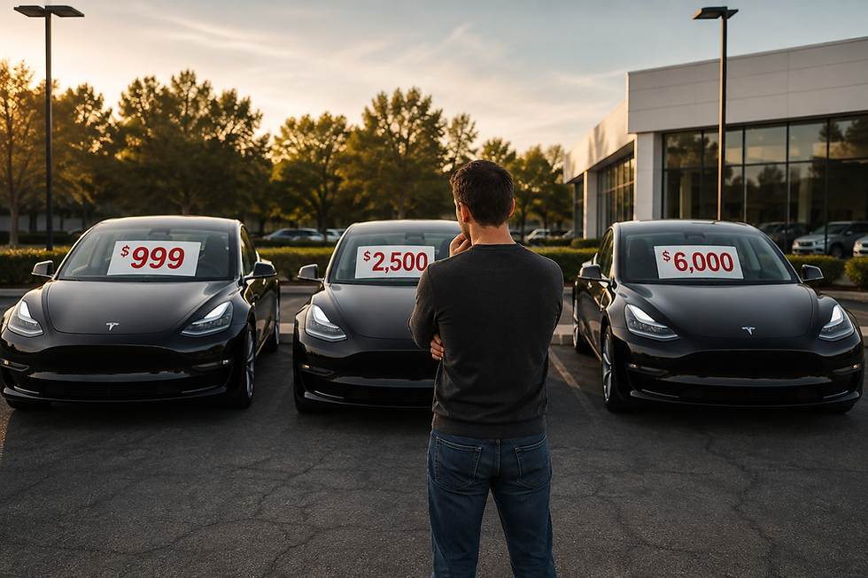 Honestly, I wouldn't argue about the price of any of these Teslas. But for an estate plan, I'd probably ask more questions.