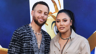 American professional basketball player Stephen Curry and wife/Canadian-American actress Ayesha Curry arrive at the World Premiere Of Universal Pictures' 'Nope' held at the TCL Chinese Theatre IMAX on July 18, 2022 in Hollywood, Los Angeles 