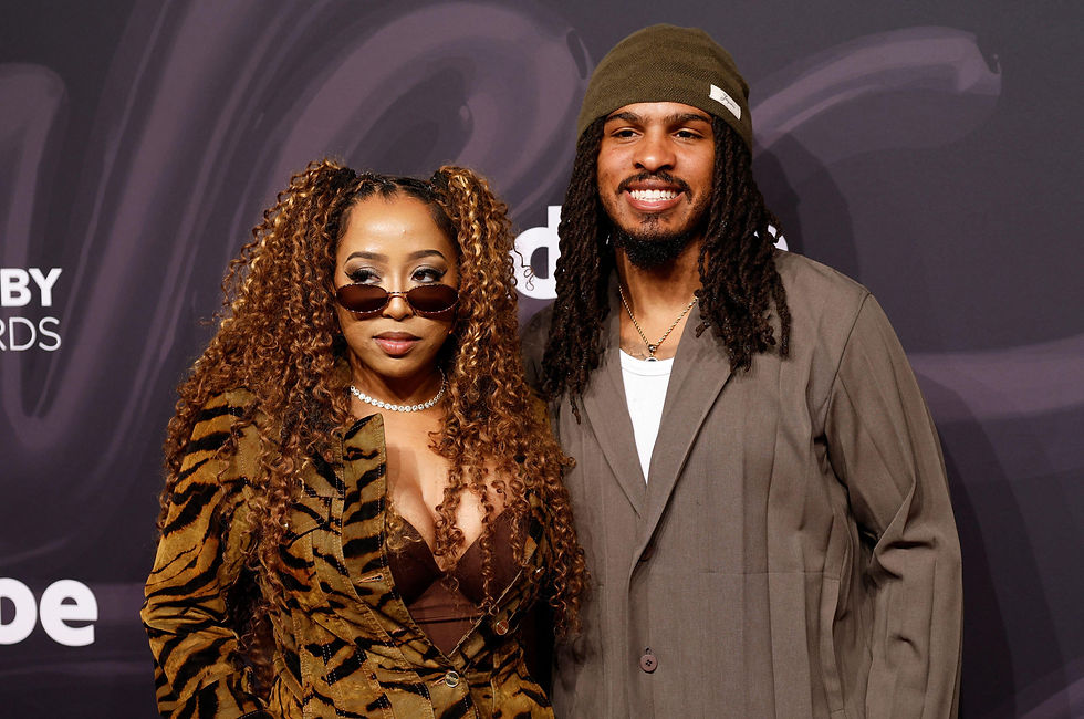 New York, United States. 11th May, 2026. Ronni Lee and Keith Lee arrive on the red carpet at the 30th Annual Webby Awards at Cipriani Wall Street on Monday, May 11, 2026 in New York City.