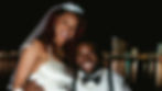Wedding photo with Christian podcast host Raven Brooks and her husband, Timothy