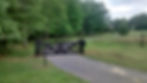 wood look ornamental automatic gate pasture