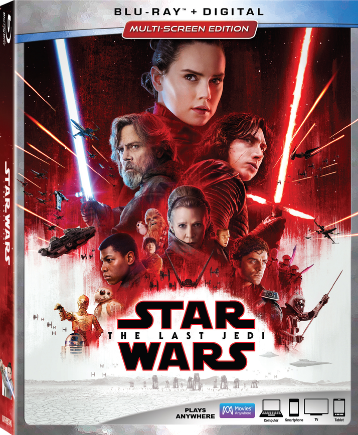 Star Wars: The Last Jedi Comes to Digital HD March 13th and Blu-ray/DVD on March 27th