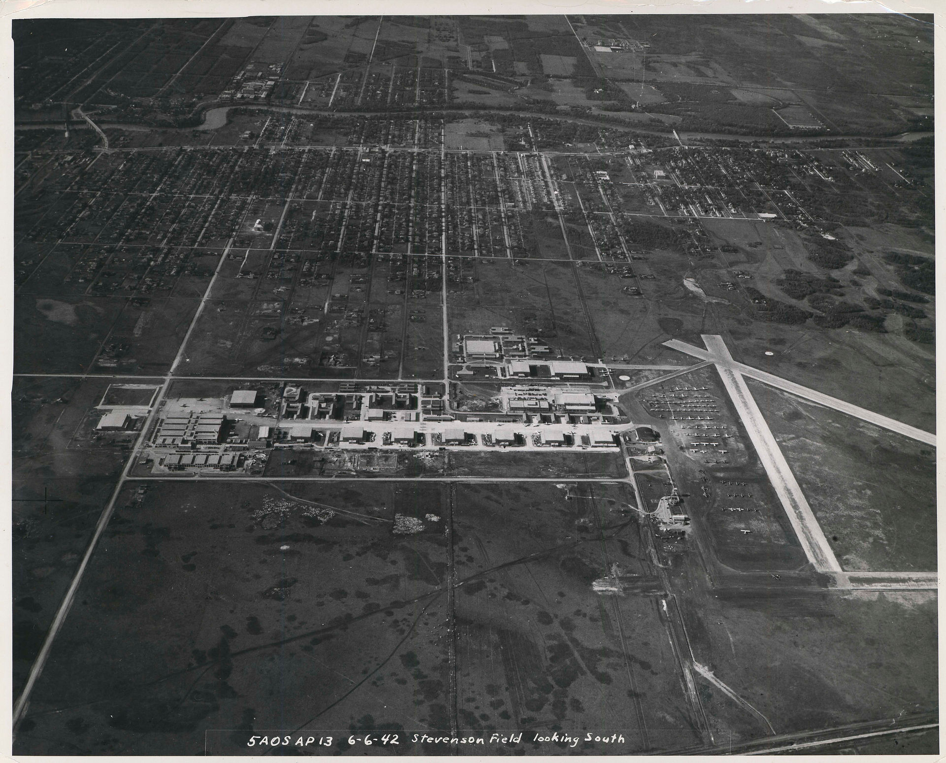 Aerial Image Stevenson Field 1943