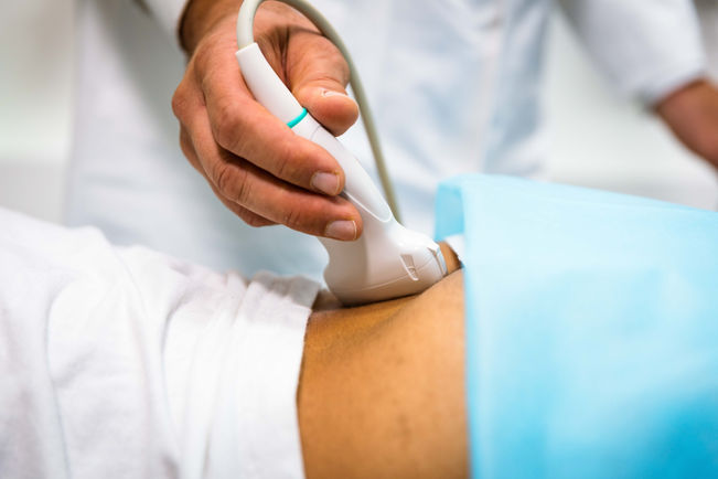 Innenraumfotografie einer Arztpraxis