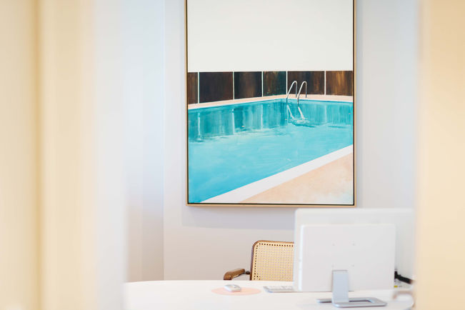 Innenraumfotografie einer Arztpraxis