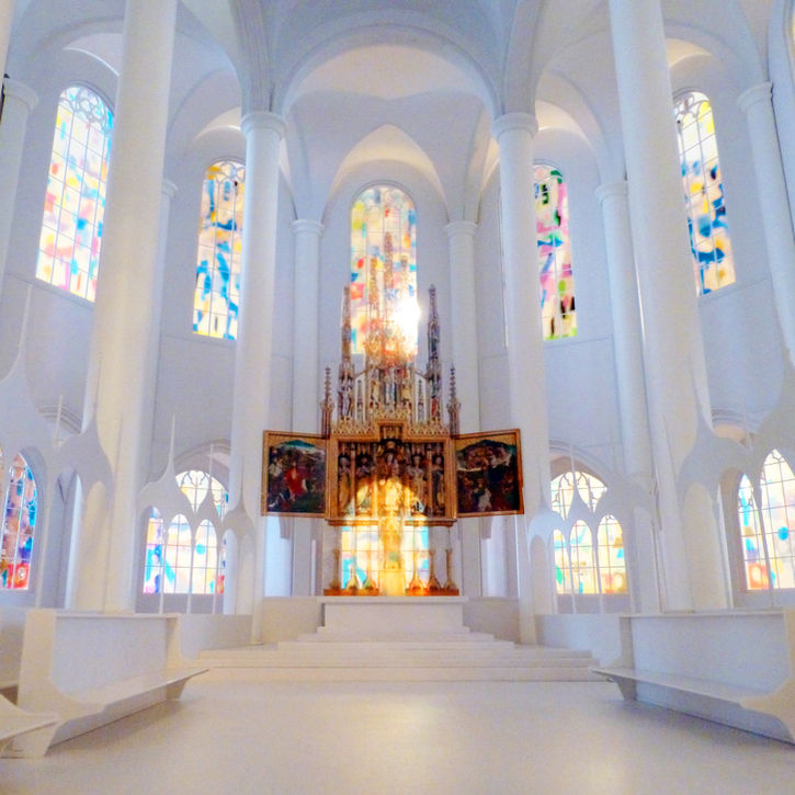 Modell Kirche Innenraum