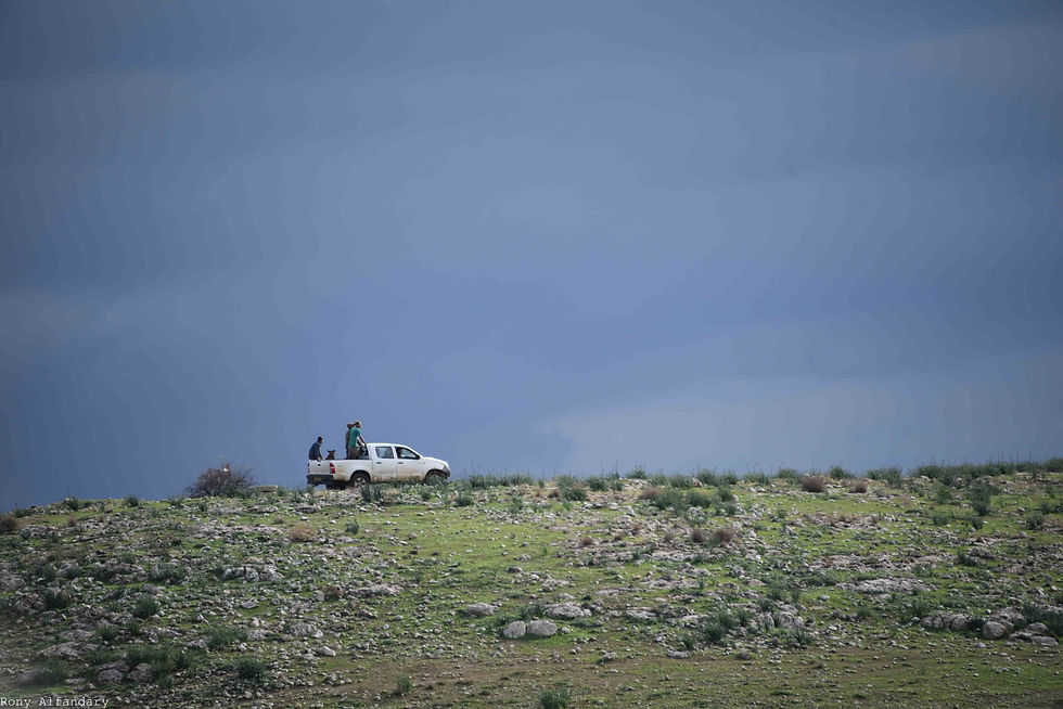 The Jewish settlers over the next hill