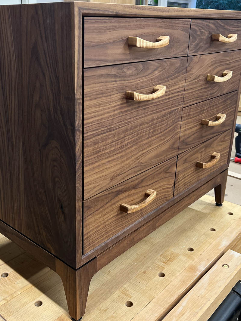 Thumbnail: Walnut Storage Cabinet / Workstation