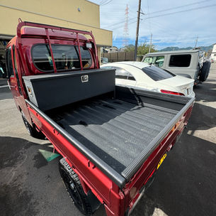 ハイゼットジャンボ🚗車検と同時にカスタム!荷台ラプターライナー