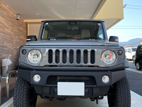 JB74シエラ🚙グレー×ラプターライナーブラック！APIO仕様のジムニー完成しました✨