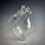 Thumbnail: Anatomical Clear “Broken” Glass Heart (medium)