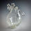 Thumbnail: Anatomical Clear “Broken” Glass Heart (medium)
