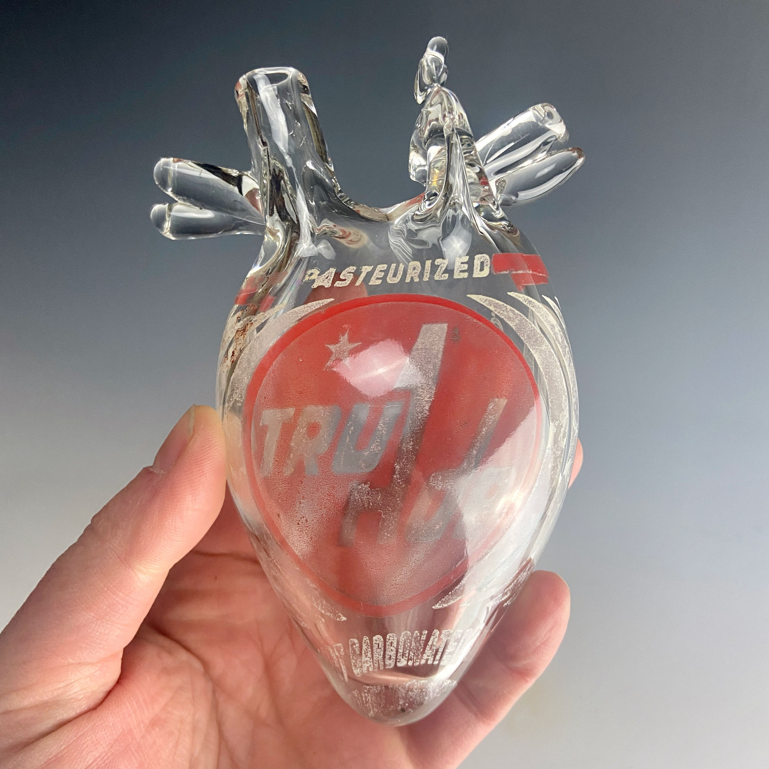 Tru Ade Bottle Anatomical Heart