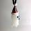 Thumbnail: Blown Glass Ghost Ornament with a Santa Hat