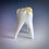 Thumbnail: Hand Blown Glass Tooth with Silver Leaf Filling