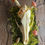 Thumbnail: Real Coyote Skull with Glass  Mushrooms in a leather frame