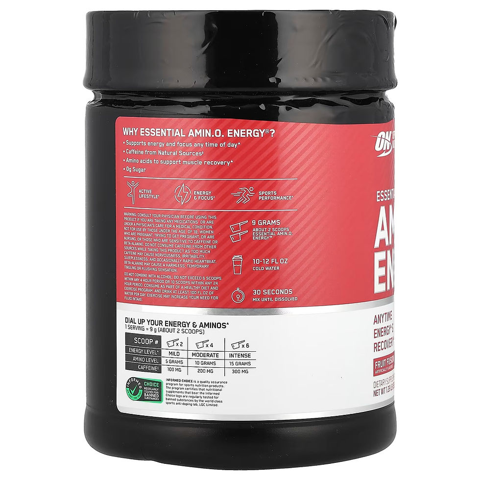 Miniatura: Optimum Nutrition, Amin.o. Energy, 65 Servicios, 585gr