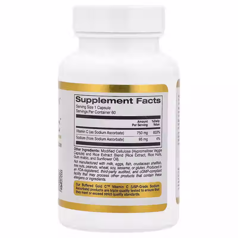 Miniatura: Vista trasera del envase, mostrando la tabla nutricional y la lista de ingredientes.