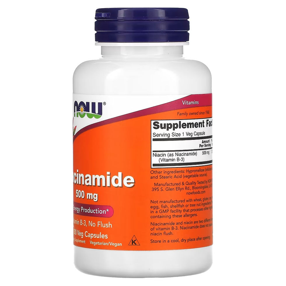 Miniatura: Etiqueta con información de uso, detallando la dosis recomendada y advertencias