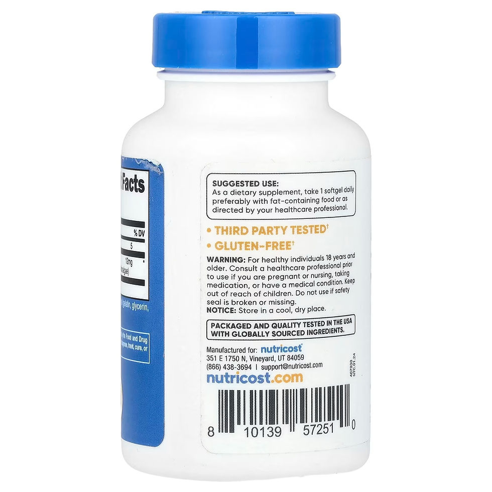 Miniatura: Lateral del envase con información del fabricante, resaltando las instrucciones de uso y advertencias.