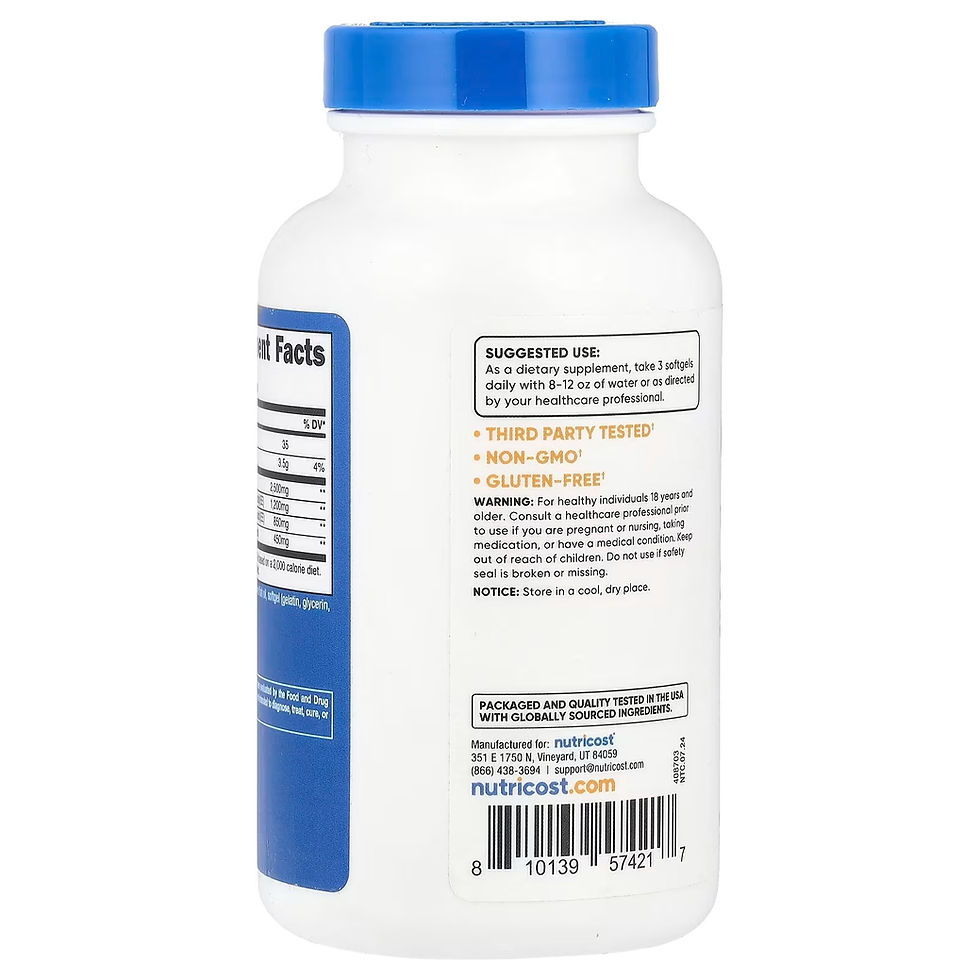 Miniatura: Lateral del envase con información del fabricante, destacando las advertencias y recomendaciones de uso