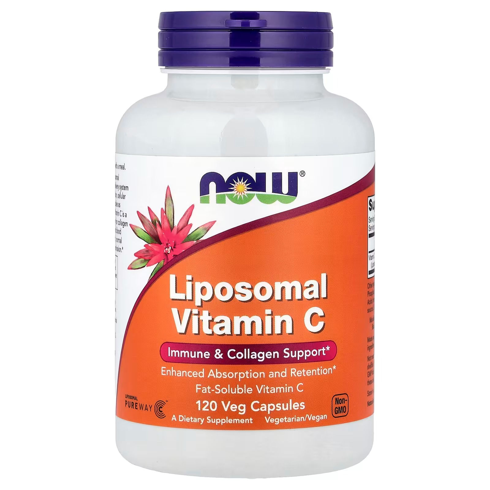 NOW Foods, Vitamina C liposomal, 120 cápsulas vegetales