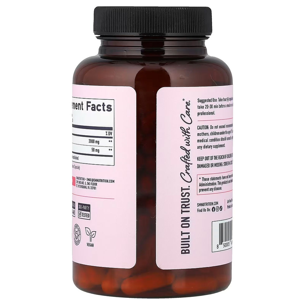 Miniatura: SMNutrition, MYO y D-chiroinositol, 120 cápsulas