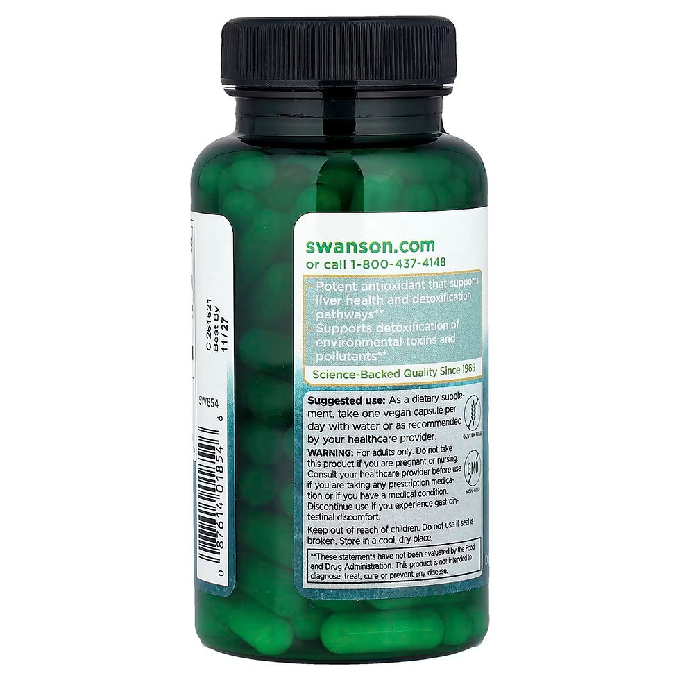 Miniatura: Swanson, NAC, 600 mg, 100 cápsulas