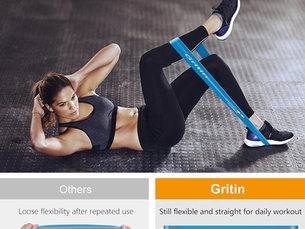 Gritin Resistance Bands Review: The Best Affordable Fitness Tool for Glutes, Legs & Home Workouts
