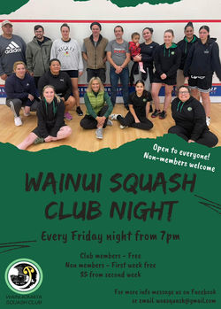 Wainuiomata squash club