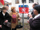 05 Mars 2004 - Madame Gabrielle Dupond, nièce et homonyme de Gabrielle Dupond-Ebrard, également engagée volontaire avant la fin du clonflit, Grade de sergent