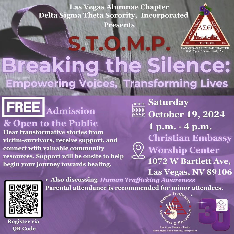 S.T.O.M.P. Breaking the Silence: Empowering Voices, Transforming Lives