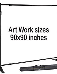 custom 8x8 feet | 90x90 inches backdrop stand
