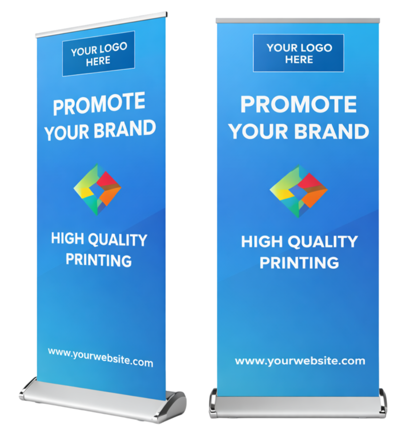 Custom 33x72 inches Luxury Roll Up Banner Standee