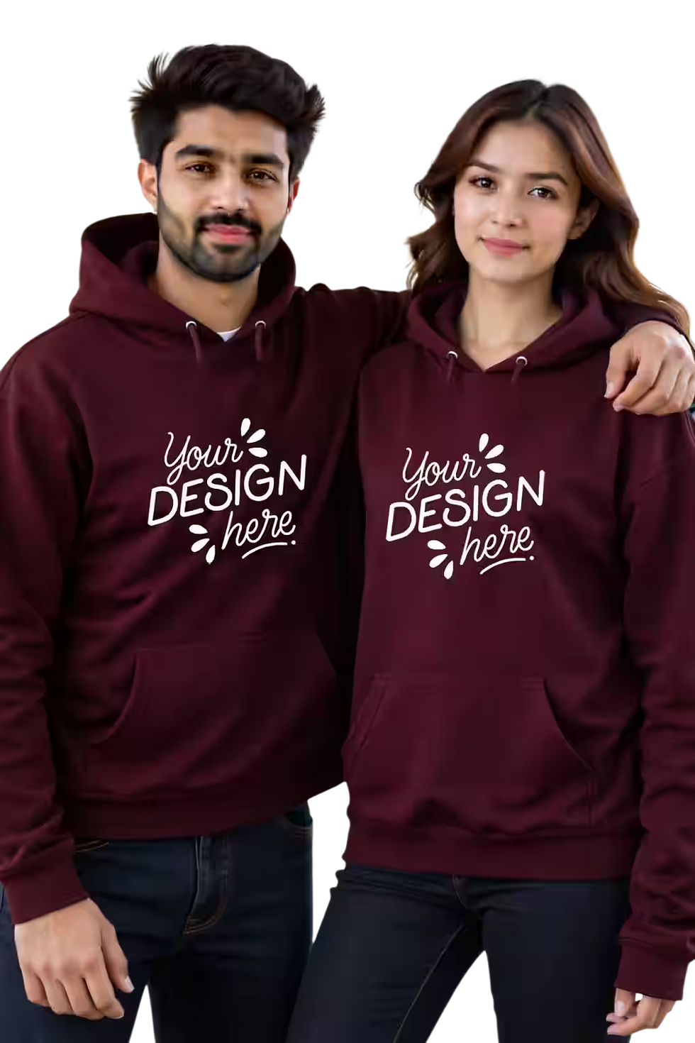 custom couple hoodies