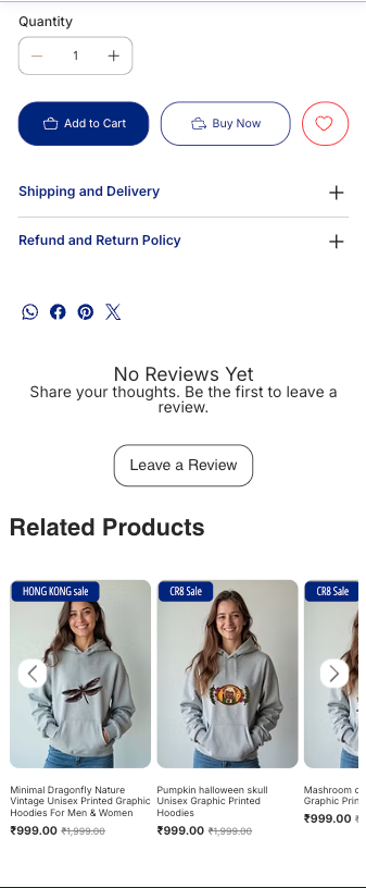 Thumbnail: Blue Theme Ready Made E-Commerce website with 50,000+ T-Shirts + Customization