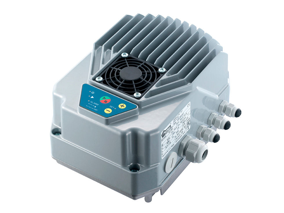 Pentax EPIC single-phase motor-mounted VFD frequency inverter, energy-efficient alternative to Coelbo Speedbox, Lowara Hydrovar, and Nastec inverters
