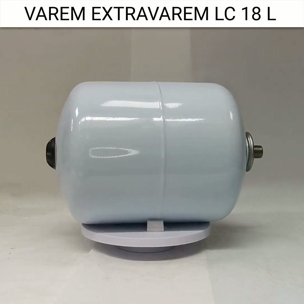 Thumbnail: EXTRAVAREM LC Pressure Tank for Potable Hot Water, Stainless Steel, 8-10 Bar